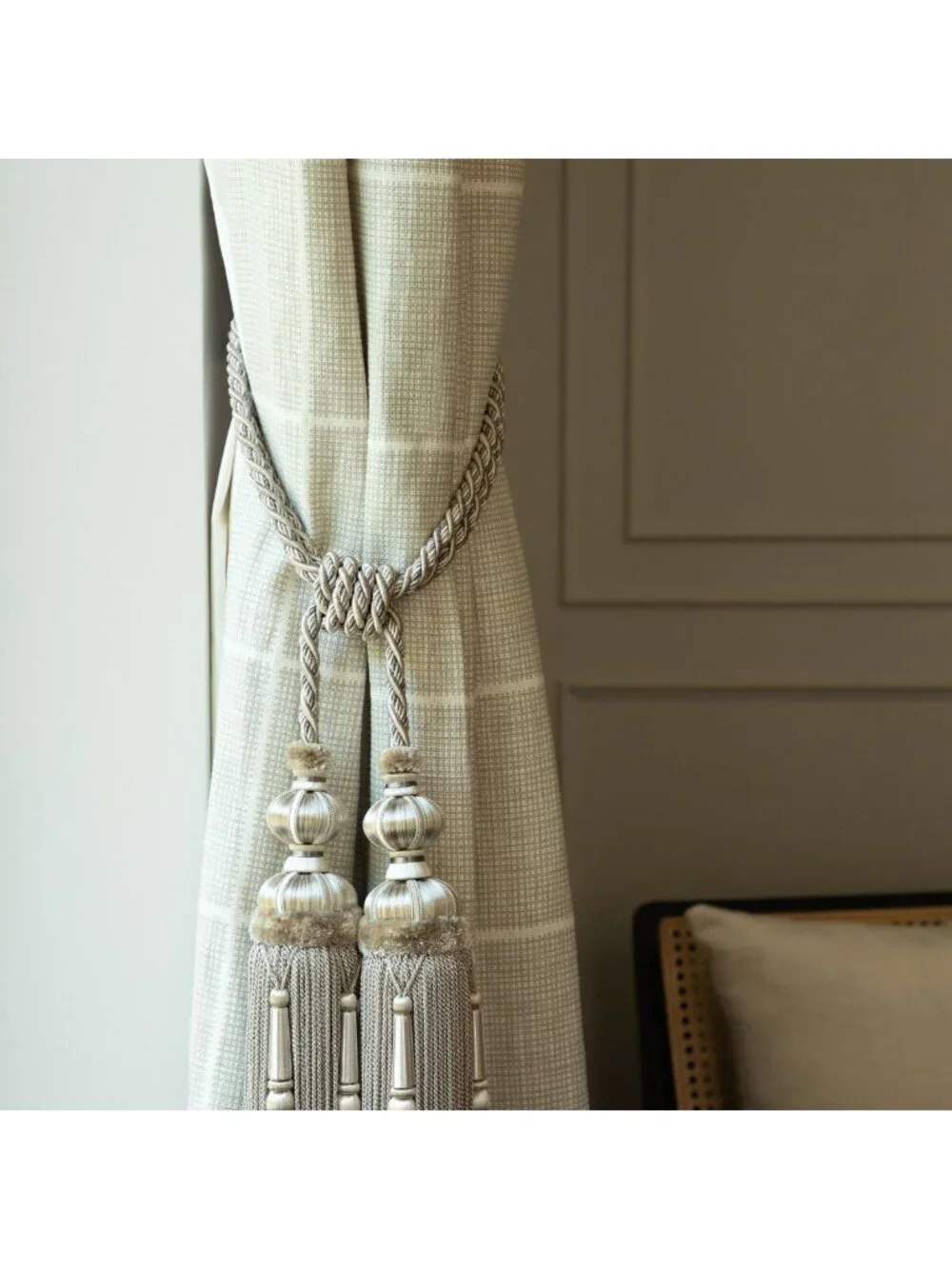 Margaux Double Tassel Tieback Samuel & Sons Passementerie